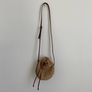 J. Crew woven crossbody purse